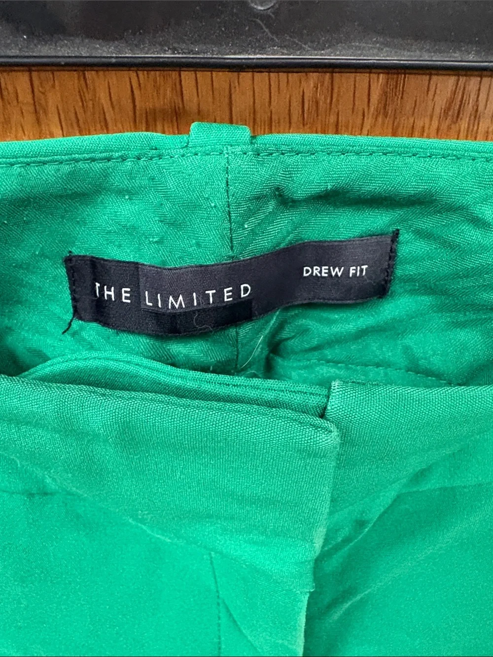 The Limited Drew Fit Kelly Green Career Dress Pants 6L - Picture 5 of 6